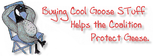 Buy cool goose stuff and help protect Canada geese